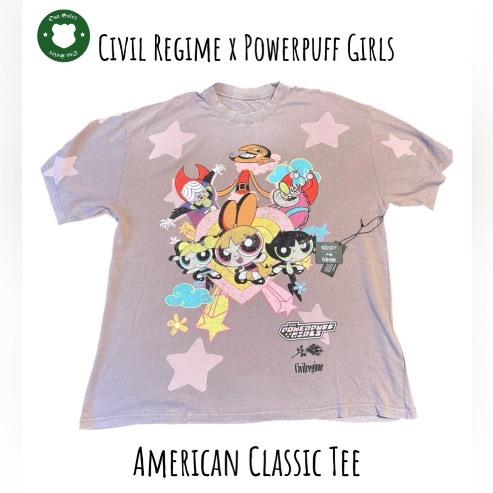 Civil Regime x Powerpuff Girls American Classic Tee XXL
